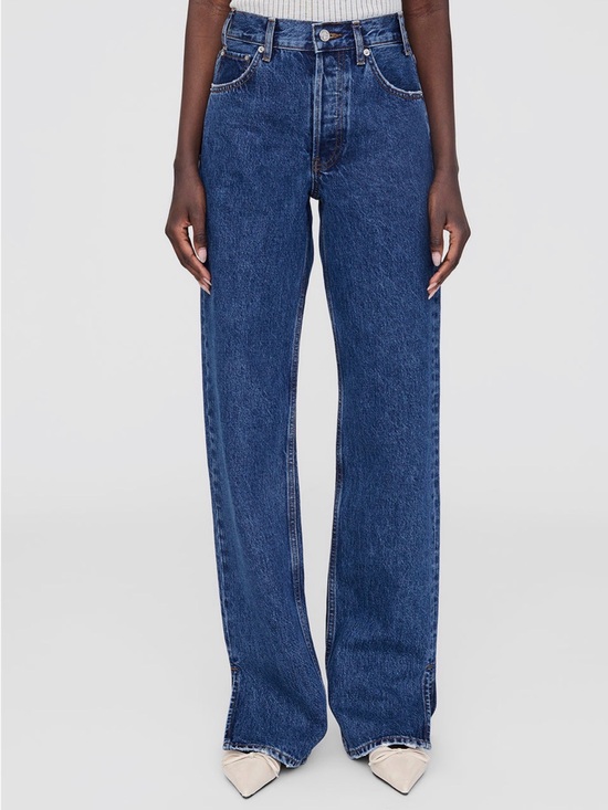 Anine Bing Denim - Anine Bing Roy Clean Indigo Denim Jeans NWT